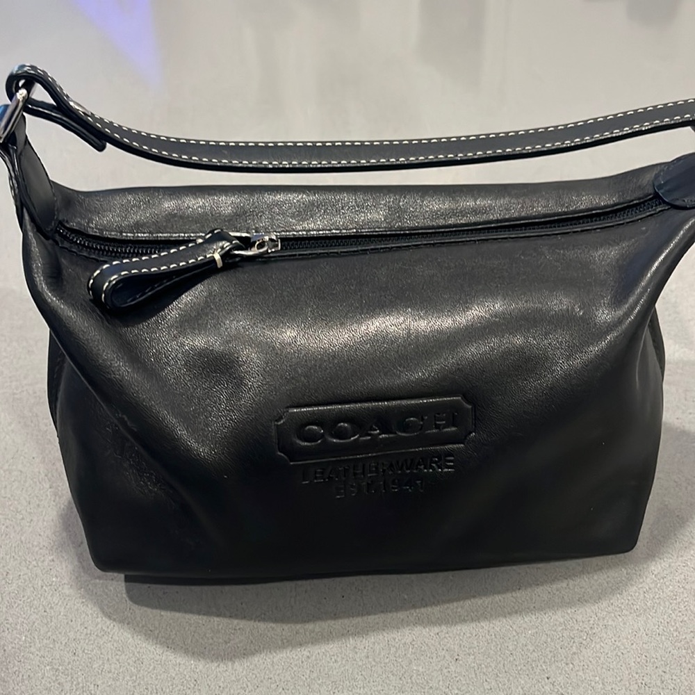 Coach little black bag
